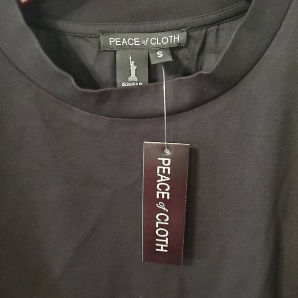 BNWT Peace of Cloth Bridgette Hi-Lo w/Ruffle Sleeve - Mixed Media Sz Small - Picture 3 of 7